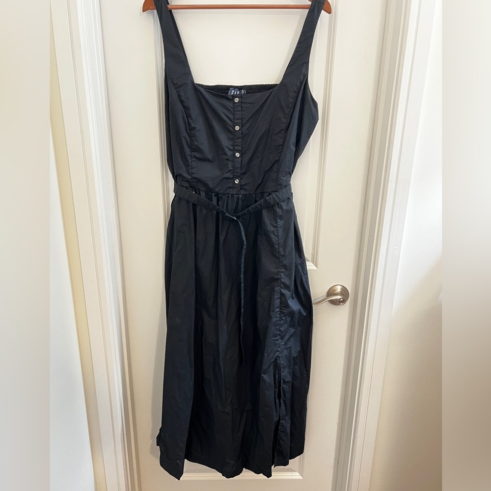 Belted maxi dress